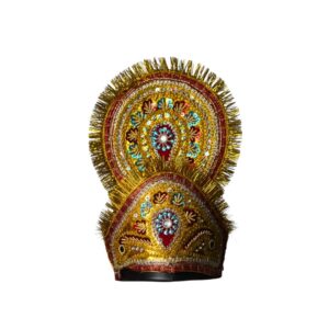 Divine Royal Mukut – Red & Gold Edition