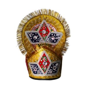 Golden Regal Temple Mukut